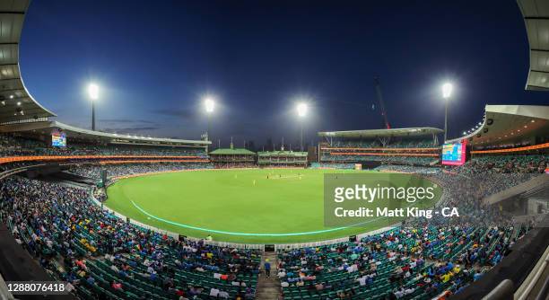 General view during game one of the One Day International series between Australia and India at Sydney Cricket Ground on November 27, 2020 in Sydney,...