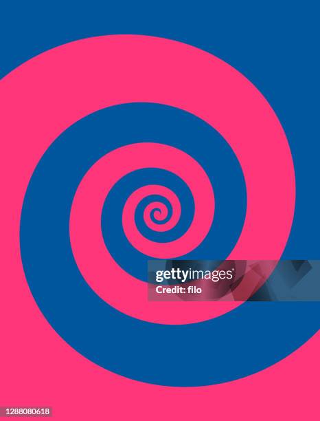 wave spiral background - magic swirl stock illustrations