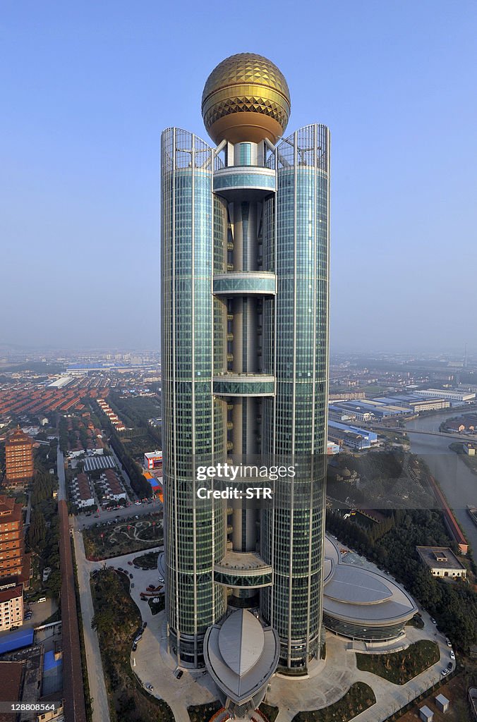 This aerial photo taken on October 7, 20