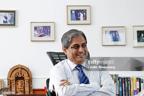 Aditya Puri, managing director of HDFC Bank Ltd., pauses during an interview in Mumbai, India, on Friday, Oct. 7, 2011. India's central bank is...