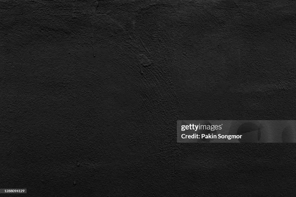 Old grunge black wall texture background.