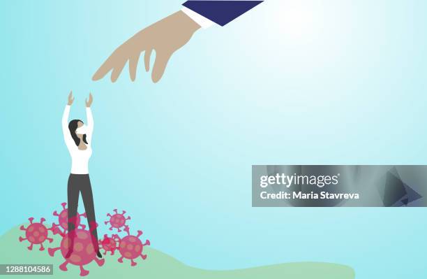 we rise by lifting others.vector - need help stock illustrations
