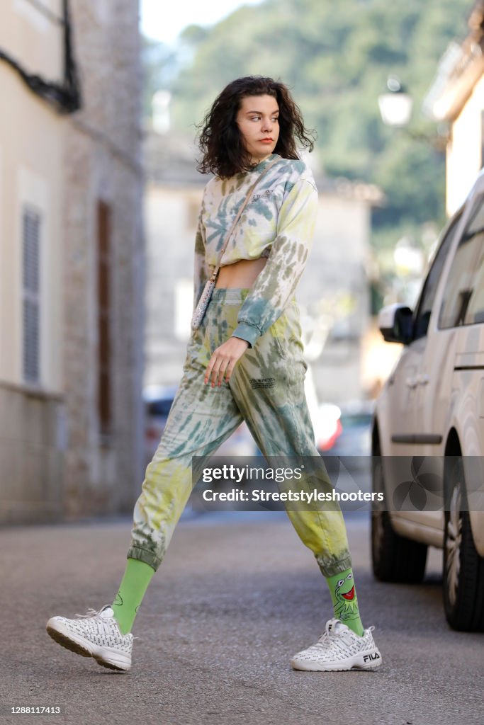 Claire Alemany Street Style Shooting In Mallorca