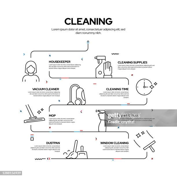 1,080 House Cleaning Infographic High Res Illustrations - Getty Images