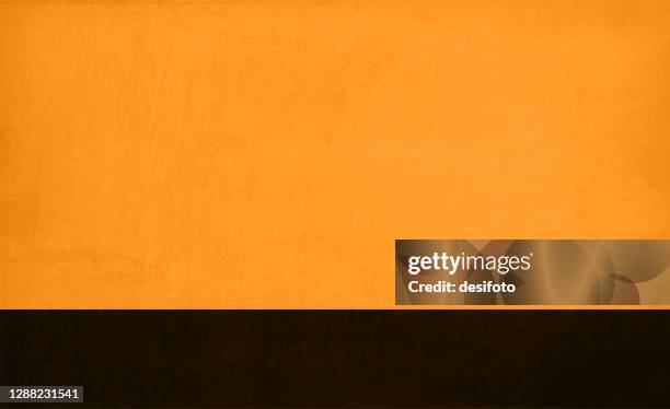 two contrast colours mustard yellow and dark brown horizontal stripes grunge vector backgrounds - wall cross section stock illustrations