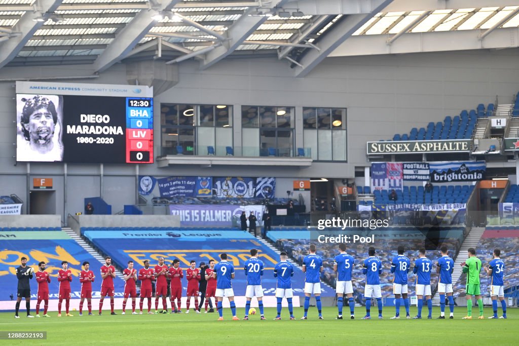 Brighton & Hove Albion v Liverpool - Premier League