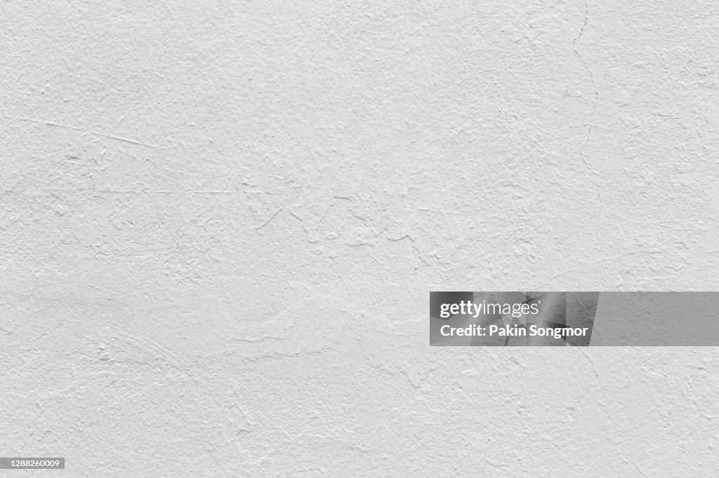 Old grunge white wall texture background.