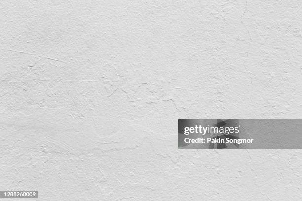 old grunge white wall texture background. - whitewashed stock pictures, royalty-free photos & images