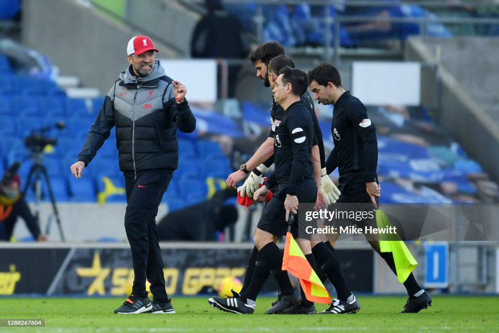 Brighton & Hove Albion v Liverpool - Premier League