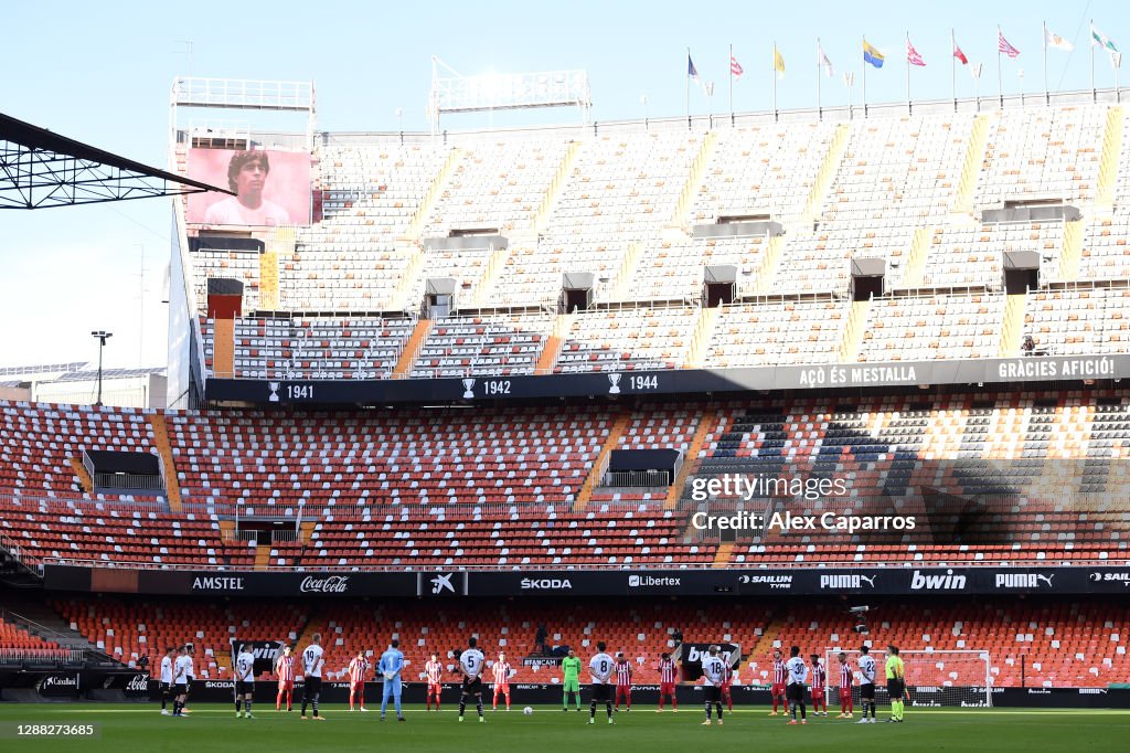 Valencia CF v Atletico de Madrid - La Liga Santander