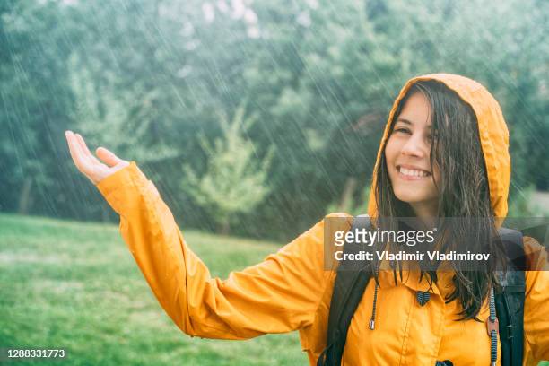let's have fun under the rain - drenched stock pictures, royalty-free photos & images