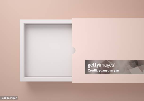 3d rendering product background - boîte photos et images de collection