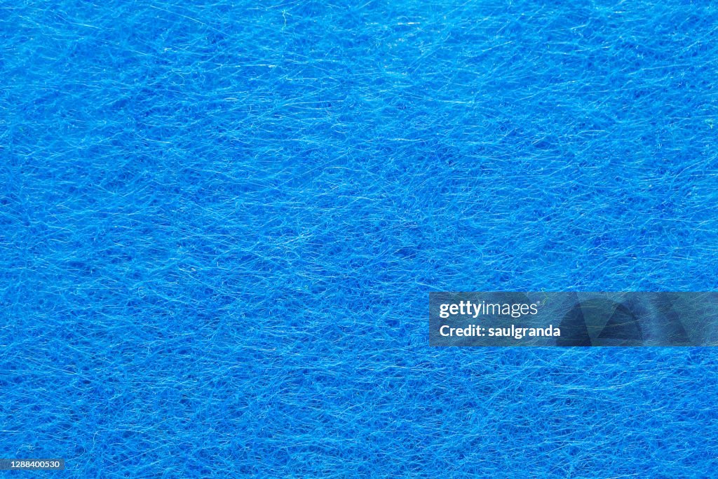 Full frame shot of blue felt