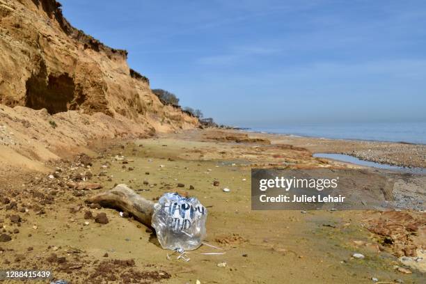 happy? no, take your litter home. - beachcombing stock pictures, royalty-free photos & images