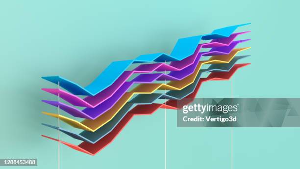 business trends graphs and charts - 3d number stock pictures, royalty-free photos & images