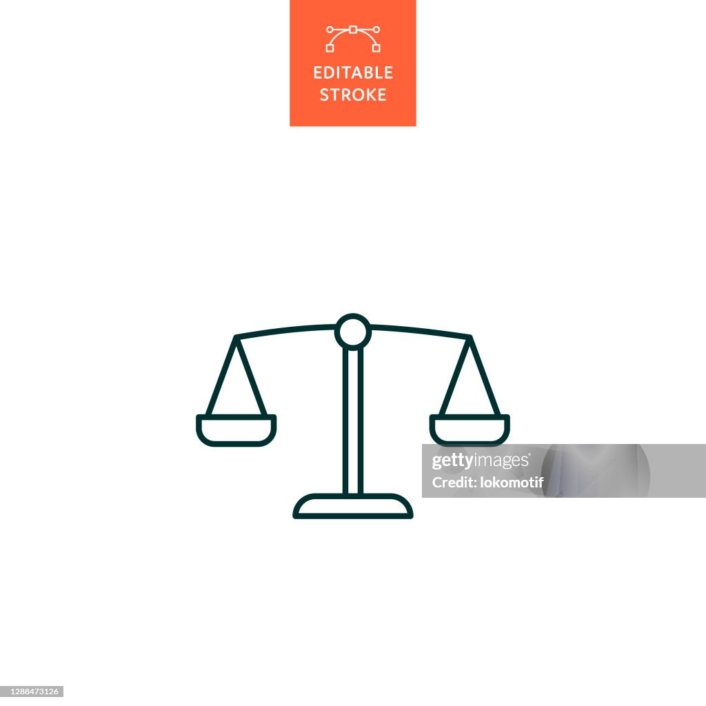 Equality Icon with Editable Stroke