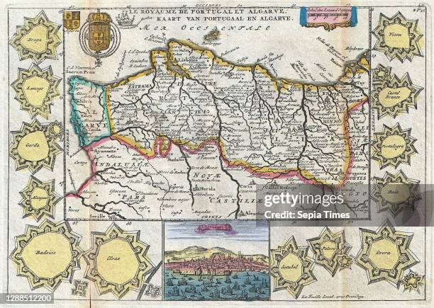 La Feuille Map of Portugal.