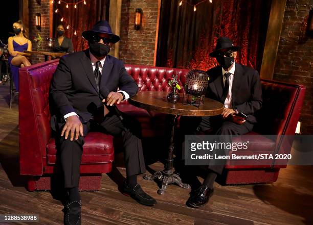 In this image released on November 29th, Terry Lewis and Jimmy Jam attend the 2020 Soul Train Awards presented by BET.