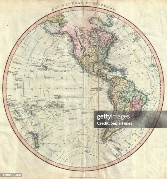 Cary Map of the Western Hemisphere, America and Polynesia, John Cary, 1754 – 1835, was an English cartographer, John Cary, 1754 – 1835, English...