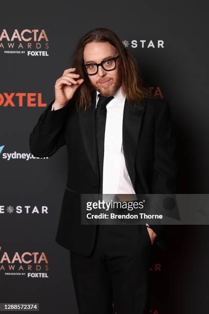 Tim Minchin arrives ahead of the 2020 AACTA Awards presented by Foxtel at The Star on November 30, 2020 in Sydney, Australia.