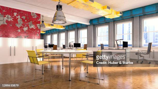 modern office - blue ventilation stock pictures, royalty-free photos & images