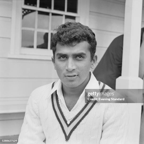 Indian test cricketer Sunil 'Sunny' Gavaskar, UK, 1971.