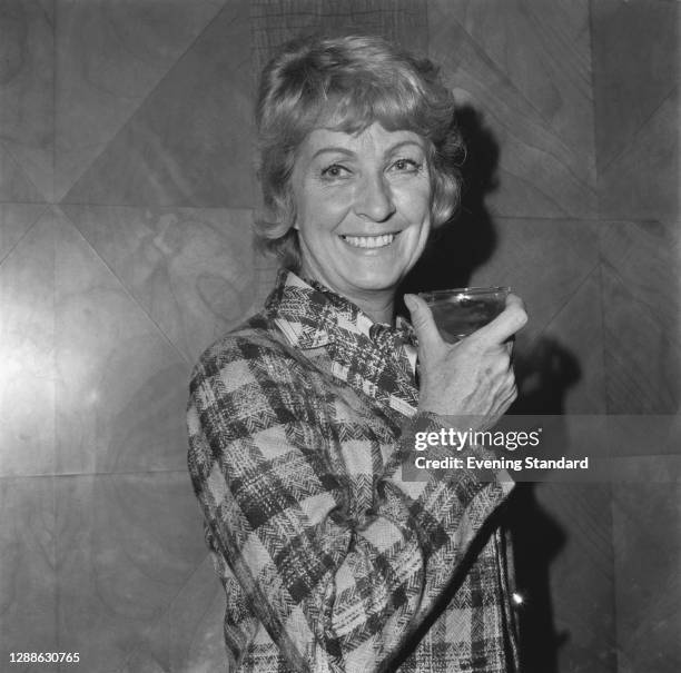 French actress and singer Danielle Darrieux , UK, 9th August 1971. She is set to star in the new musical 'Ambassador' at Her Majesty's Theatre in...