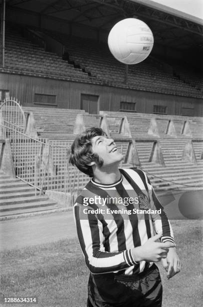 English footballer Malcolm MacDonald of Newcastle United FC, UK, August 1971.