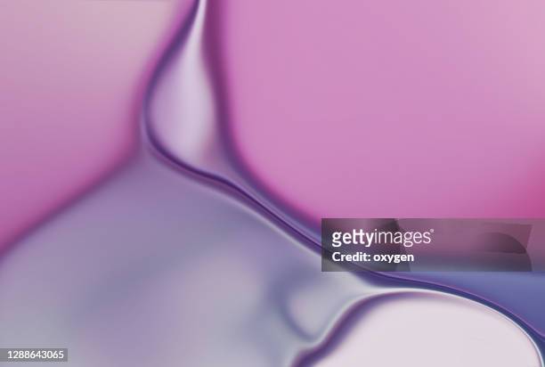 abstract oil fluid liquid acrylic art texture purple pink background bubbles - glass material stock pictures, royalty-free photos & images