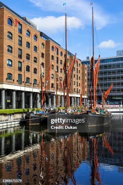 England, London, Wapping, St. Katharine Docks Marina.