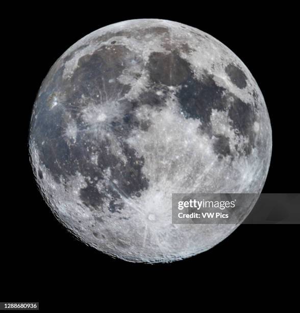 The 13.7-day-old Moon with the south polar region tipped toward us in a favourable libration for viewing the southern regions and features. This was...