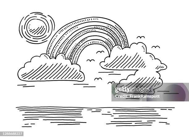 Sol Line Drafting One Line Drawing Sun - Fotografias e Filmes do Acervo - Getty Images