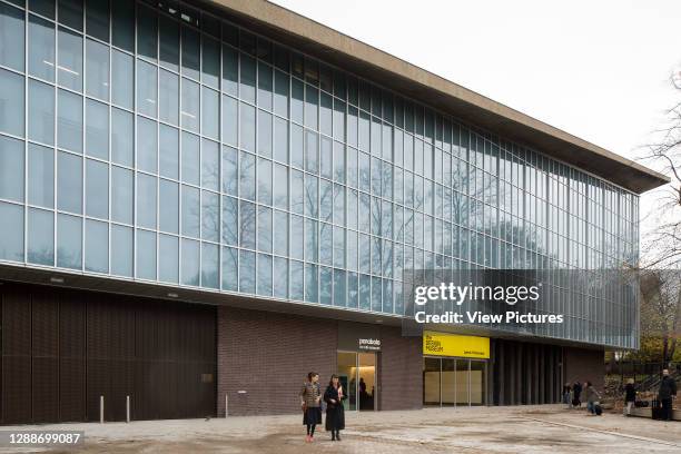 Exterior View of entrance. Design Museum, London, United Kingdom. Architect: john pawson, 2016.
