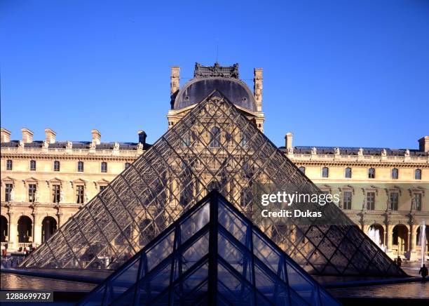 Pyramid, Louvre, Paris, France, Arch. I.M. PEI.