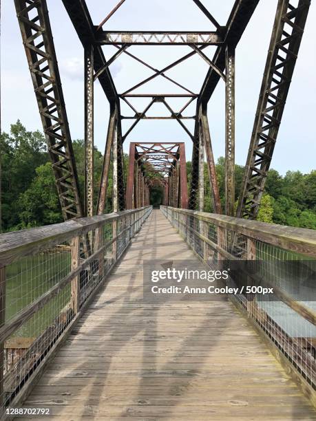 view of bridge against sky,peak,south carolina,united states,usa - cooley mountains stock pictures, royalty-free photos & images