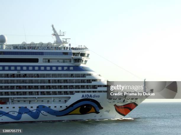 Aida Diva, Cruise Ship, Le Havre, France.