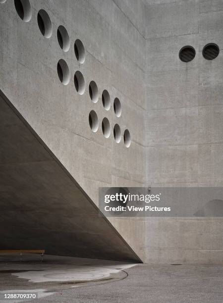 Detail. The National Museum of Switzlerand, Zurich, Switzerland. Architect: Christ and Gantenbein, 2016.