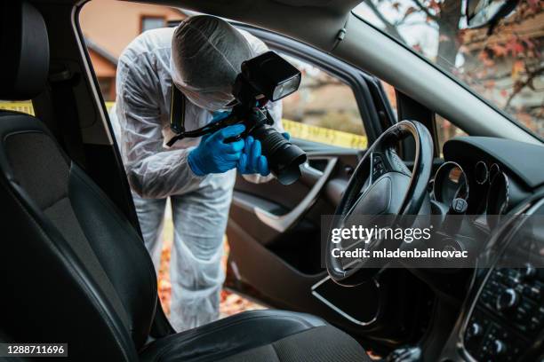 forensic investigation - criminologist stock pictures, royalty-free photos & images