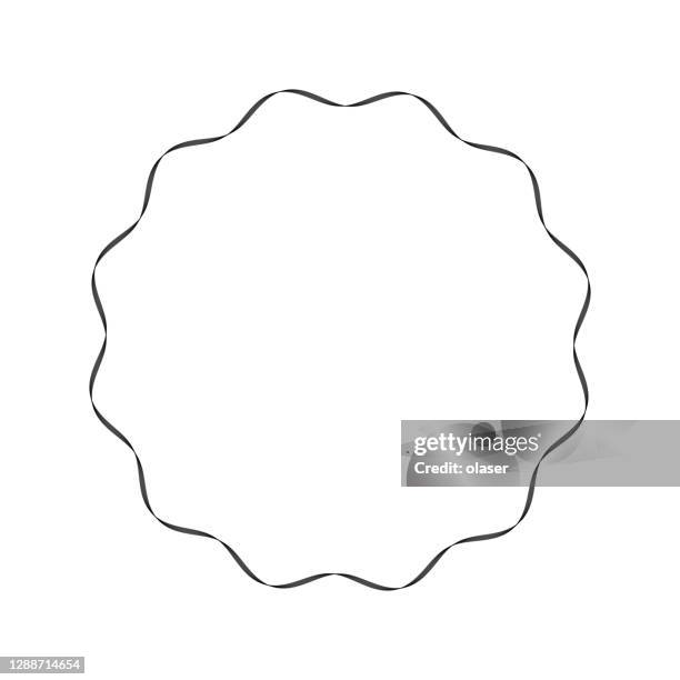 curly wave pattern on white - curly vector stock illustrations