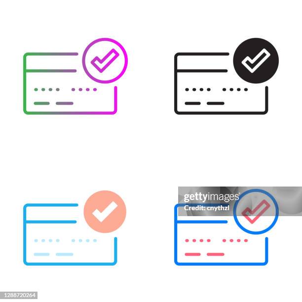 secure payment vector symbol icon - simple icons, premium quality design element - checking account atm stock illustrations