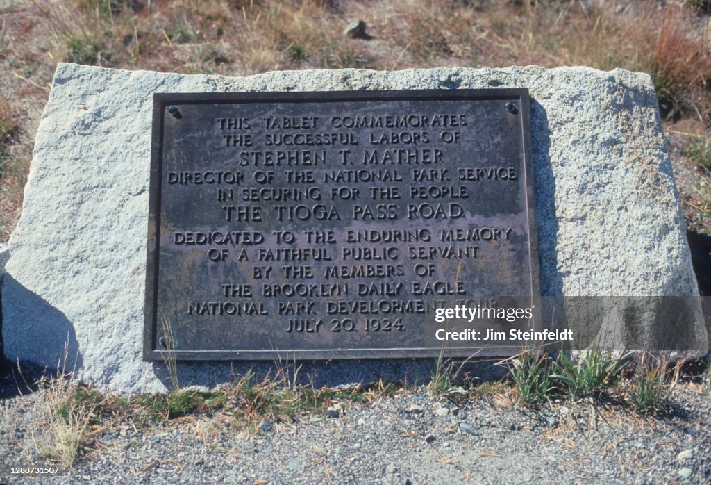 Tioga Pass Road Monument