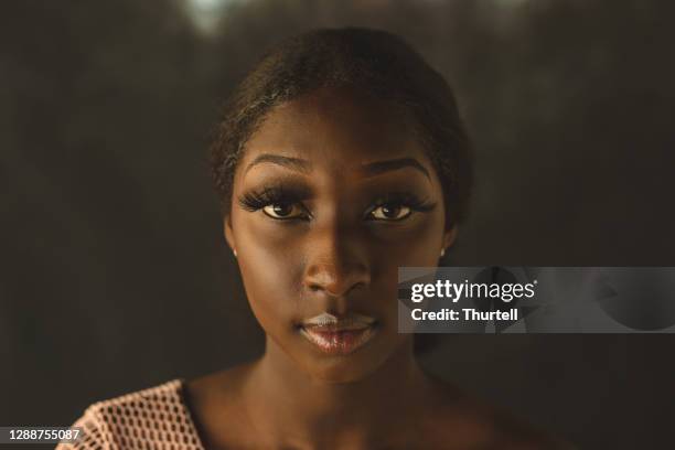 portrait of young african-australian girl - native african girls stock pictures, royalty-free photos & images