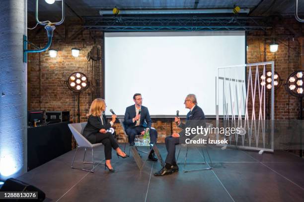 business people during seminar - interview event stock pictures, royalty-free photos & images