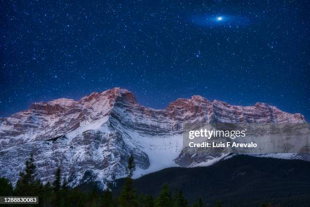 cascade nights - andromeda galaxy stock pictures, royalty-free photos & images