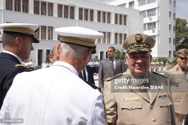 Le chef d'état-major algérien Ahmed Gaid Salah en uniforme militaire le 20 mai 2014 à Alger, Algérie.