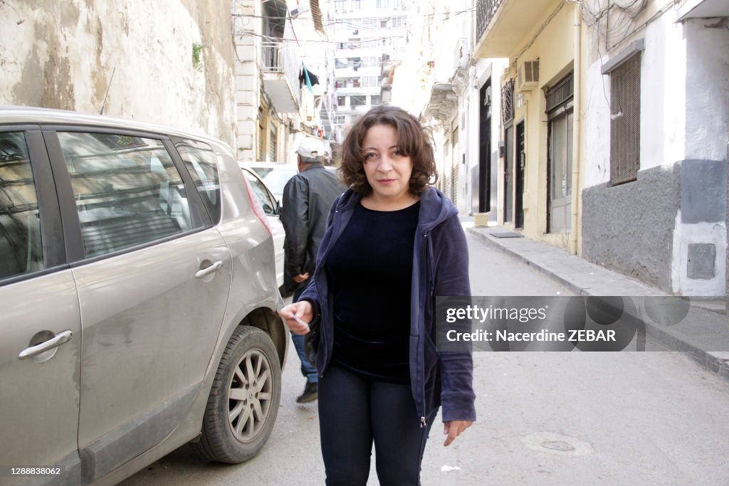 La militante et activiste algérienne Amira Bouraoui
