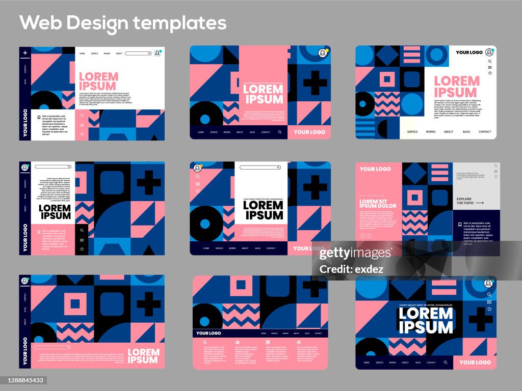 Web Design Set High-Res Vector Graphic - Getty Images
