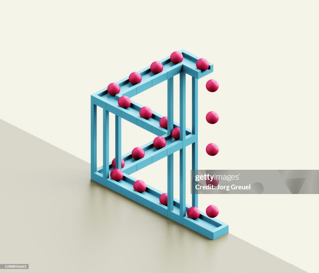 Spheres on an impossible structure