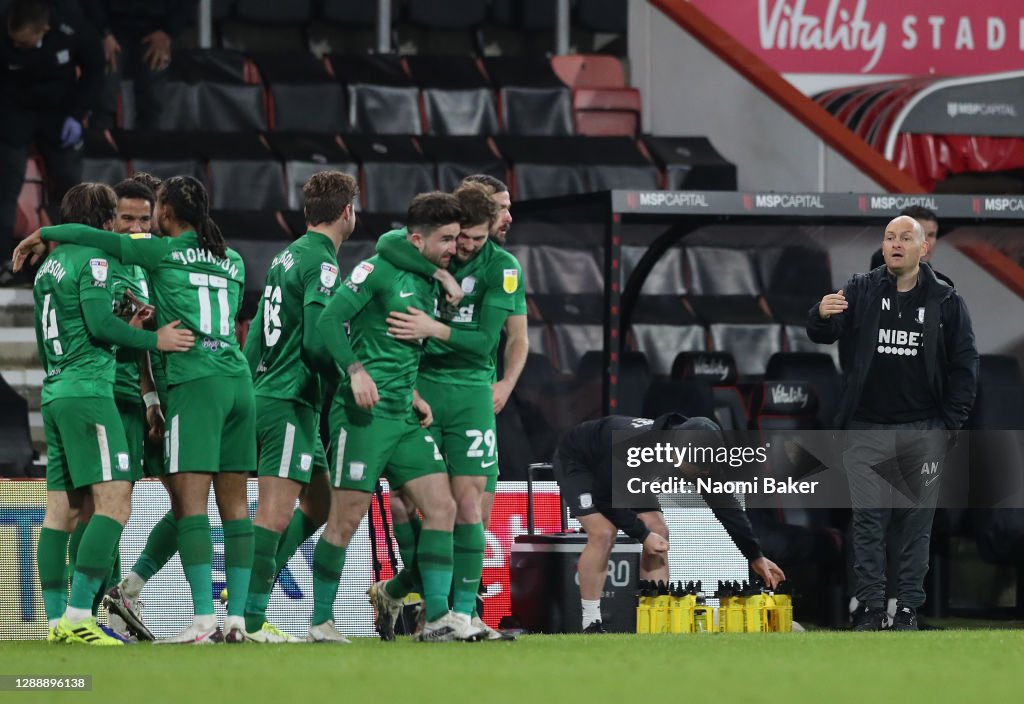 AFC Bournemouth v Preston North End - Sky Bet Championship
