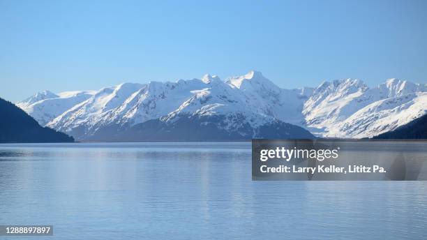 prince william sound whittier alaska by boat - alaska cruise stock pictures, royalty-free photos & images